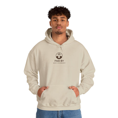Unisex God's Economy Hoodie- Sand