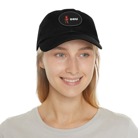 Dru Dad Hat with Leather Patch (Round)