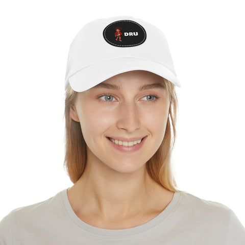 Dru Dad Hat with Leather Patch (Round)